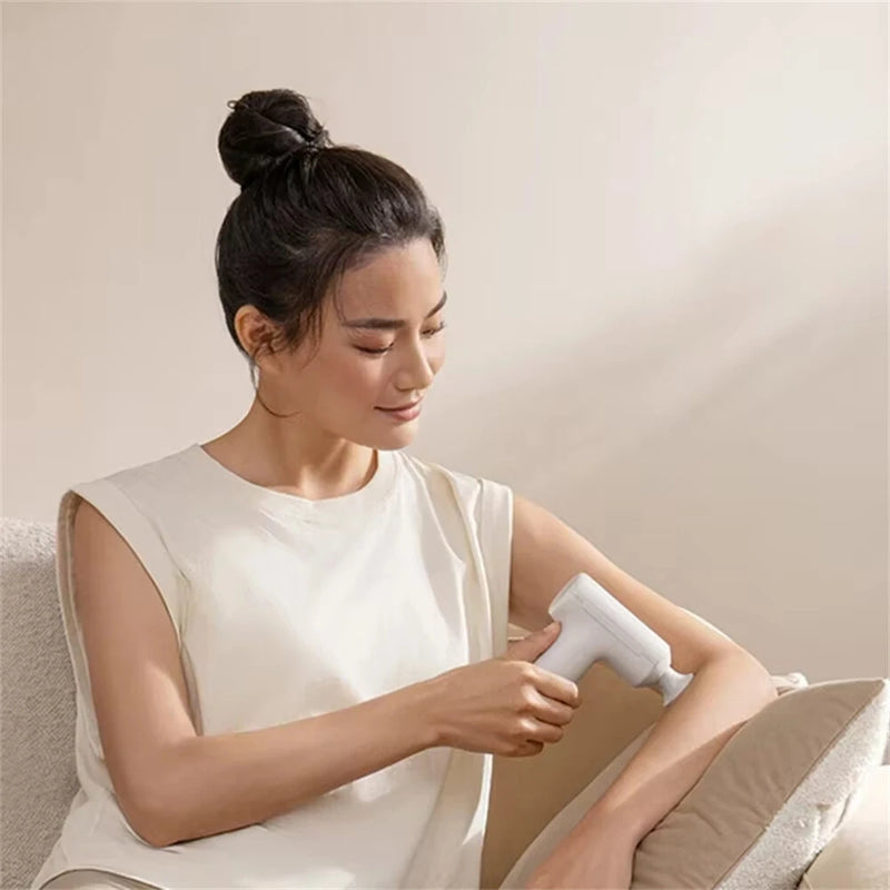 XIAOMI Mijia Massage Gun 3 Mini Edition Smart Dual Mode 12kg High Thrust Brushless Silent Motor Gear Memory Strength Indicator Light Ring Portable Muscle Effective Relief Massage Gun