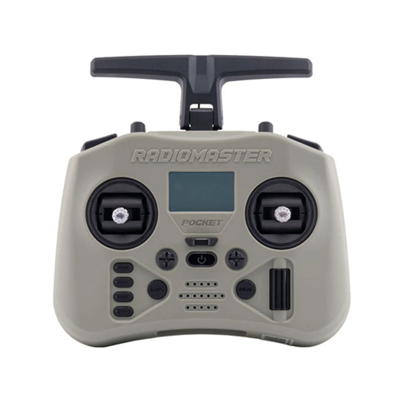 Radiomaster Pocket Crush 2.4GHz 16CH ELRS Radio Controller Hall Gimbals EdgeTX System Radio Controller Built-in LED Lights Transmitter for FPV RC Racer Drone