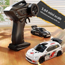 YZN 8673 RTR 1/64 2.4G Mini Drift RC Car Race LED Light Remote Control High-Speed Motor On-Road Racing Vehicles Models Boys Gifts Desktop Toys