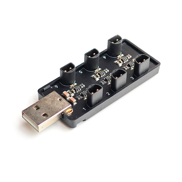 EMAX Tinyhawk Nanoscout EM2.0 HV Version USB to 3.8V 1S Charger for Analog 65mm 1S Whoop FPV Racing Drone