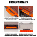 SAMOLLA 12/14 Compartments Double Sided Fishing Tackle Box Y-slot Fishing Gear Organizer Fishing Tool Storage Case