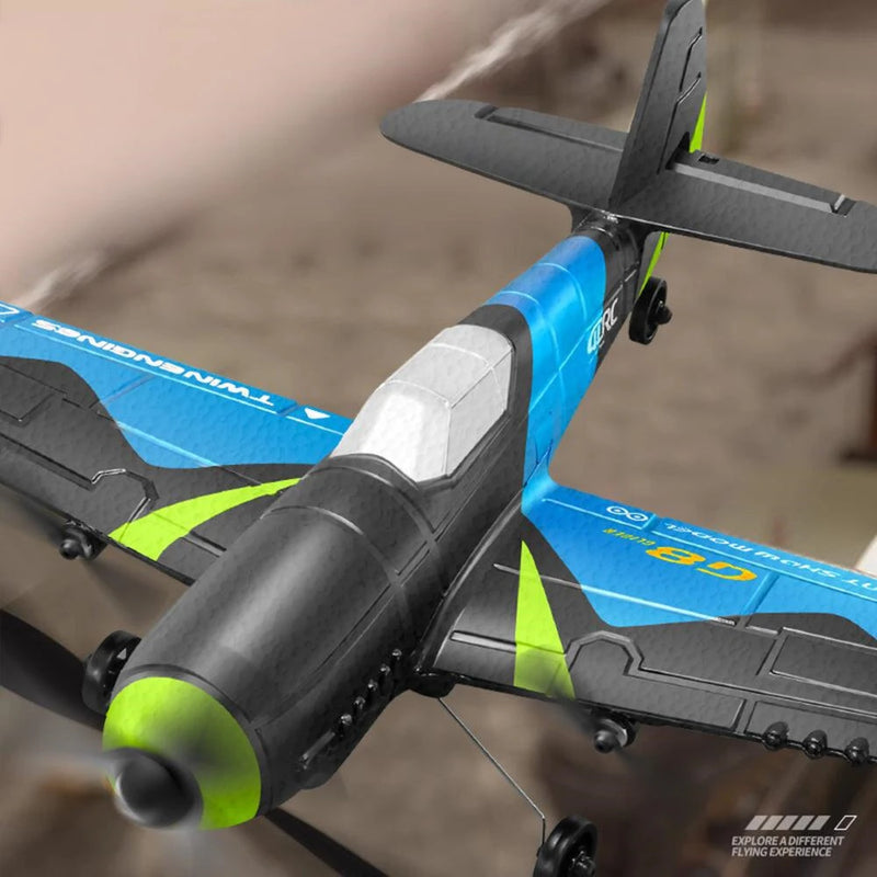 4DRC G8 2.4GHz 2CH 320mm Wingspan EPP 6-axis Gyroscope Dual-Motor Fighter RC Airplane RTF