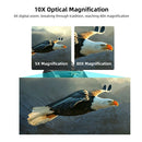 NV3280 Full-Color Night Vision Binoculars Digital Infrared Telescope with 10X Optical Zoom Large Screen Waterproof Outdoors Telescopes for Hunting