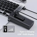 NATFIRE GTR60 OLED Display Bike Light 2000 Lumens 8 LEDs 10000mAh Battery USB Rechargeable IPX5 Waterproof Safety Lock Portable Flashlight for Cycling Hiking Camping