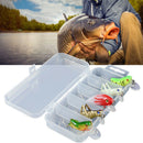 5pcs Topwater Minnow Fishing Lures Simulated Grasshopper Fishing Lure With Hook Mini Cricket Locust Top Water ArtificialBait