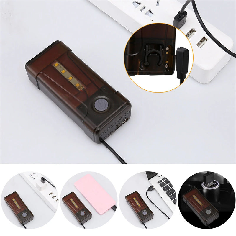 IPRee 3.5-4.5L/min Outdoor Camping Shower Portable Electric Shower Pump IPX7 with LED Light for Camping Backpacking Beach Pet Watering