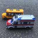 QH204 1/30 4CH 27HZ RC Car Mini Bus Chinese Vintage Classic School Bus Ambulance Toys For Boys