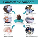 U-Shaped Travel Pillow Press Inflatable Pillow Neck Portable Foldable Outdoor Travel Car Aircraft Inflatable Ring Neck Pillow
