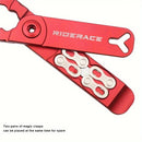 RIDERACE Aluminum Alloy Bicycle Chain Pliers Mini MTB Bike Quick Removal Install Plier Cycling Chain Buckle Open Close Clamp Repair Tools
