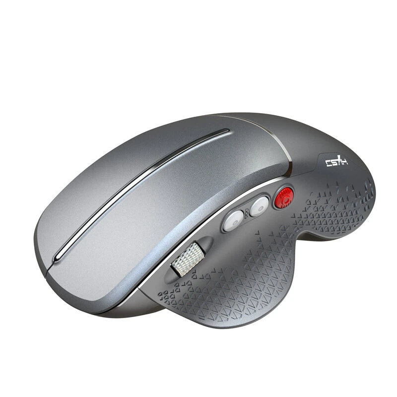 HXSJ T32 2.4G Wireless Vertical Gaming Mouse 1200-4800 DPI Aluminum Side Roller 6 Keys Ergonomic Design Anti Mouse Hand Gamer Mice for PC Laptop Computer
