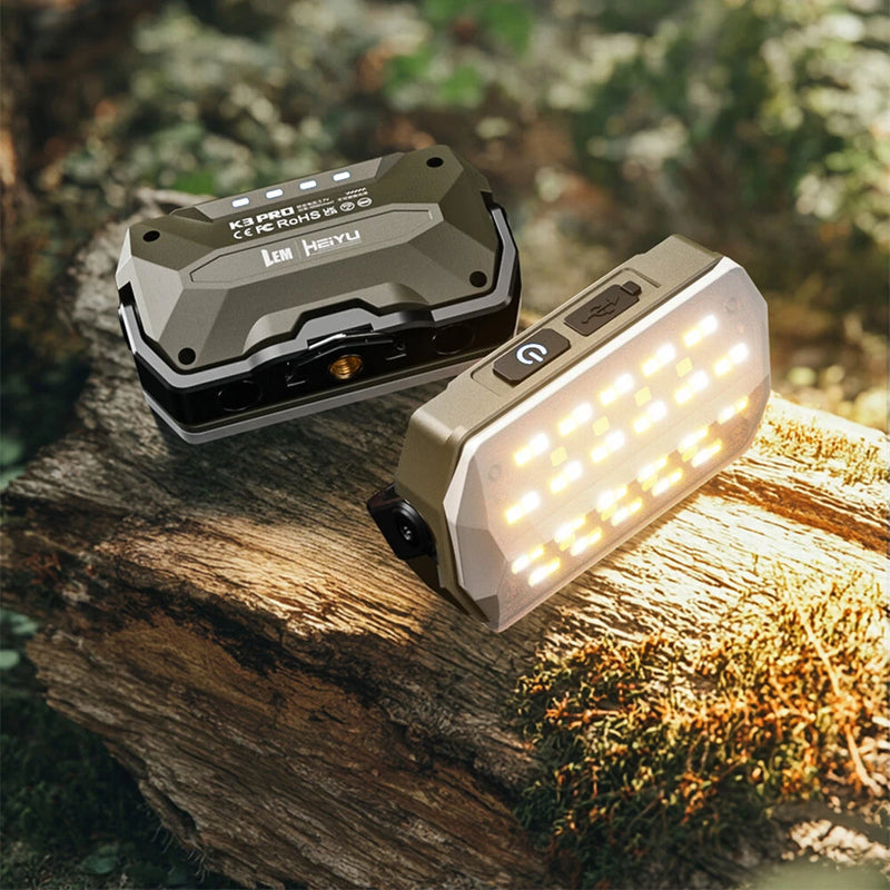 IPRee LED Camping Tent Light USB Rechargeable Searchlight High Power Outdoor Emergency Lighting Waterproof Portable Hanging Night Lamps