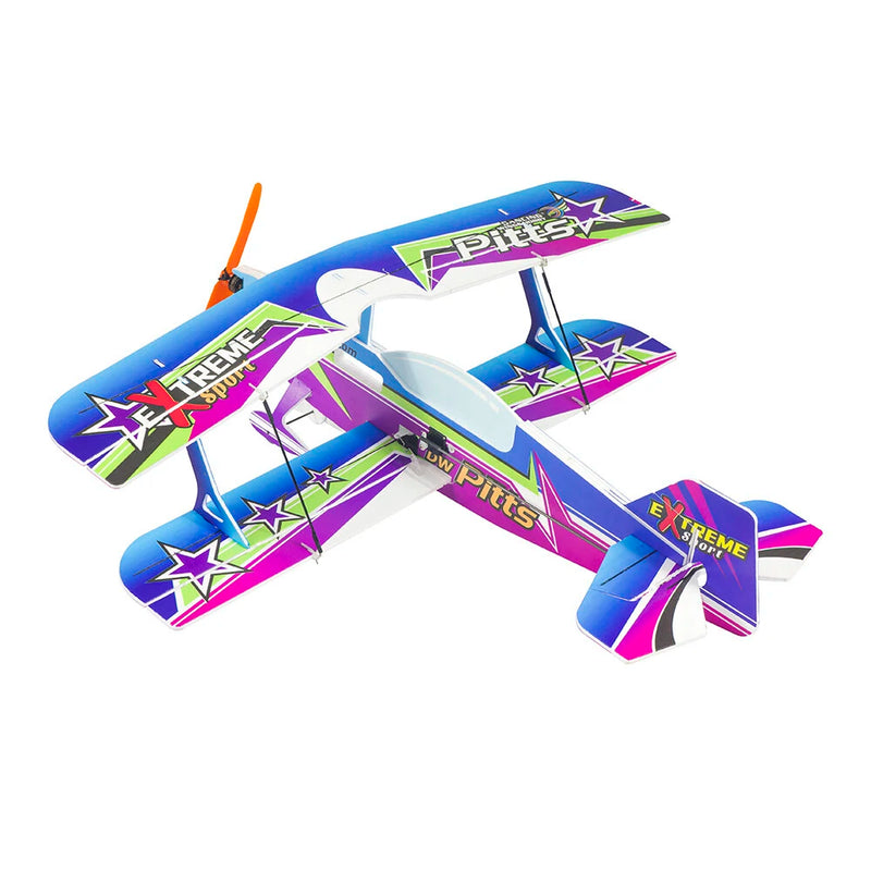 Dancing Wings Hobby E30 PITTS 450mm Wingspan PP Foam Magic Board Micro Indoor RC Airplane Biplane KIT/ KIT+Power Combo
