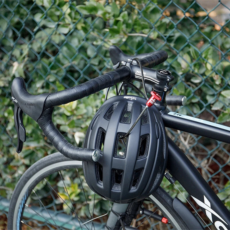 KONG Bike Lock Hidden Steel Cable Lock 59cm Portable Helmet Lock Key Lock Anti-theft Lock Bike Mountain Bike Road Bike Riding Accessories