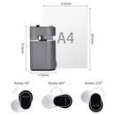 BlitzHome C180 Mini Coffee Machine Portable Espresso Maker 15Bar Pressure Hot/Cold Extraction Easy Cleaning for Home Office & Travel