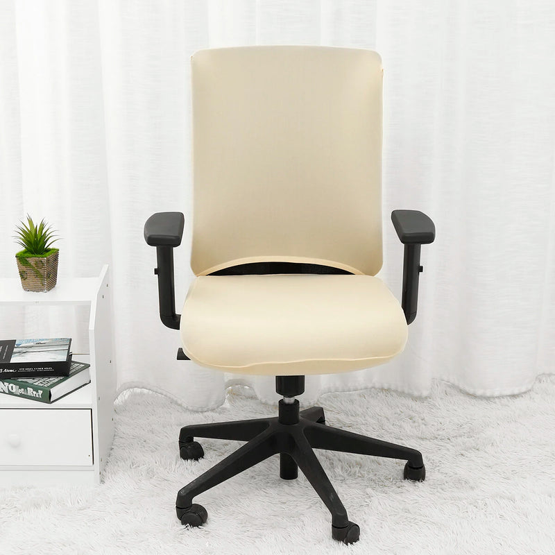 Office Chair Cover Elastic Computer Chair Cover Stretch Arm Chair Seat Cover