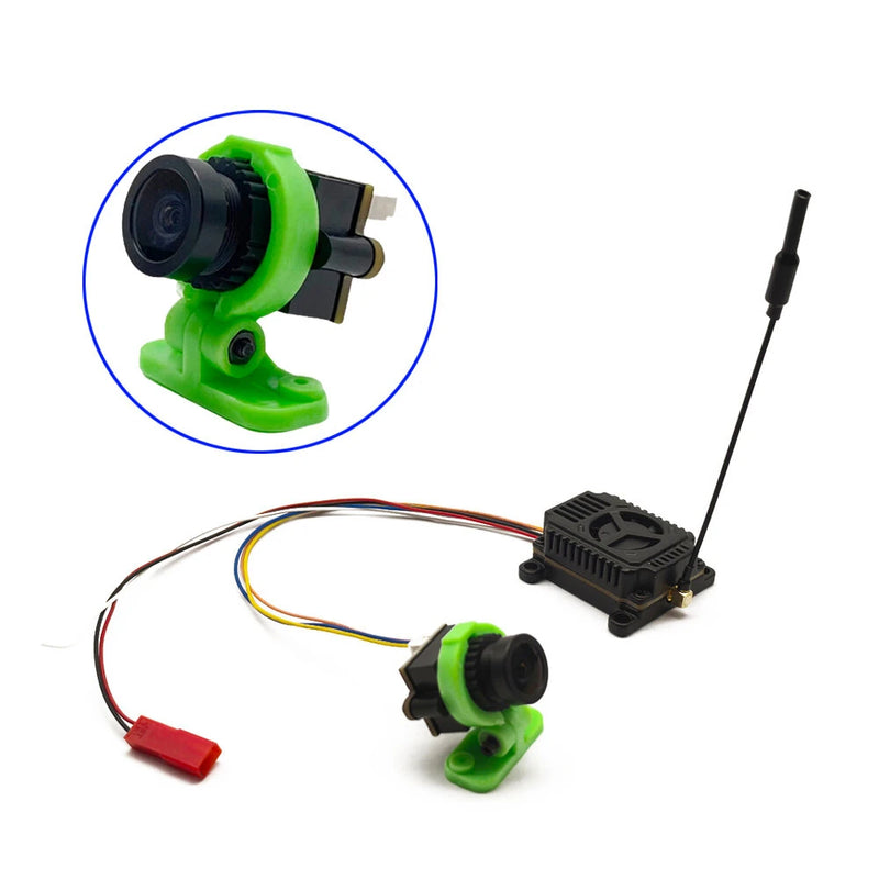 5.8G 48CH 4W Adjustable 2-6S FPV Transmitter VTX CMOS 1000TVL FPV Camera Analog Image Transmission Set Support IRC for FPV Drones