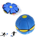 Magic Transforming UFO LED Light Flying Saucer Ball Stress Relief Outdoor Toy Unisex Plastic Deformation Flat Dual Modes Fun