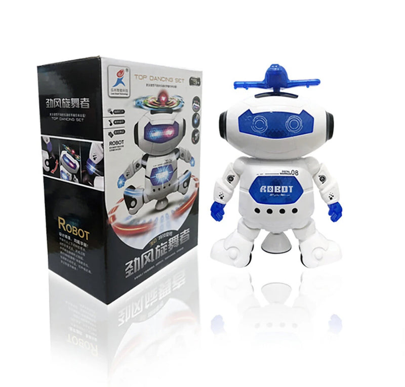 360 Space Rotating Dance Astronaut Robot RC Music LED Light Electronic Walking Funny Toys for Kids Children Birthday Gift