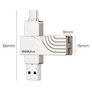 Lenovo Thinkplus TPCU301 Type-C3.1 & USB3.0 Flash Drive 256GB/128GB/64GB 100MB/s High Speed Pendrive Memory Stick Storage U Disk