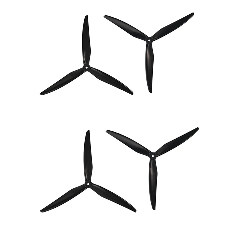 2 Pairs / 4 Pairs Gemfan 1045 10 Inch 3-Blade Propeller 5mm Hole Glass Fiber Nylon for 3214 800KV Motor RC FPV Racing Drone