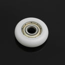10pcs Nylon Plastic Carbon Steel Bearings Pulley Wheels Embedded Ball Bearings 5*23*7mm