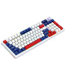 LEAVEN H96 96-Keys Tri-mode Mechanical Gaming Keyboard with Multimedia Knob Hot Swappable RGB Light Enhanced Structure 2.4G/BT5.1/Type-C Wired E-sports Gamer Keyboard