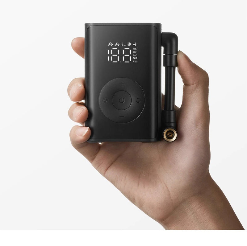 Xiaomi Mijia Home Portable Air Pump 3 - 150PSI Inflation, 2000mAh, 240g Ultra-Light, Preset Accurate Pressure and Micro-margin display, Suitable for Bikes, Cars, Balls, Tires, with Long-Distance Light