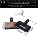 ZTTO 1 Pair Bike Disc Brake Pads Semi Metal Quiet Brake Pads for M355 XT M6100 mt200 Guide E9 MT6 Disc Brake