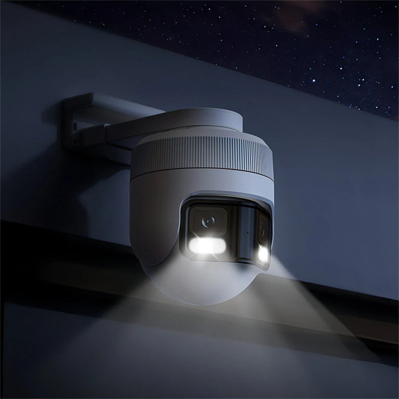 IMILAB EC6 Panorama 3.5K WIFI IP Camera 180 Rotatable AI Motion Detection Two-Way Audio WiFi 6 IP66 Waterproof Night Vision Works with Alexa Google Assistant EU Plug