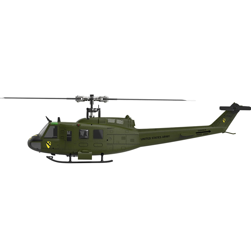 Eachine E190 PRO UH-1 2.4G 6CH 3D6G 1:34 Scale Huey Dual Brushless Motor Flybarless RC Helicopter Compatible with FUTABA S-FHSS