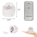 12pcs LED Electronic Tealight Remote Control Timing Tears Christmas Wedding Birthday Confession Decoration Flash Candle with 2-Key Remote Control