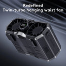Tevorex 10000mAh Portable Outdoor Waist Mounted Air Conditioning Fan Waist Hanging Fan Cooling Small Air Conditioner Waist Hanging Cooling