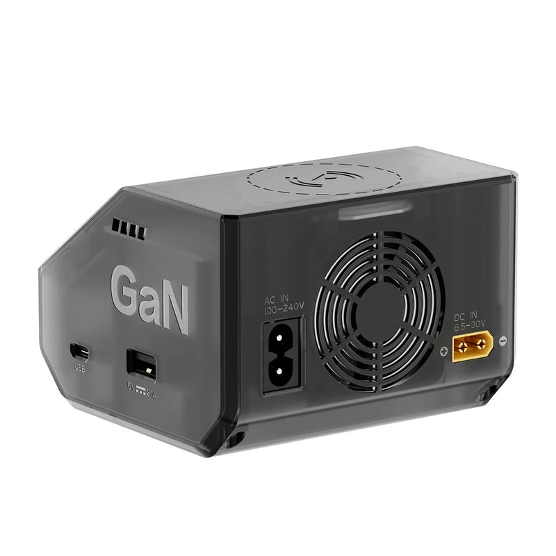 HOTA D6 Ultra AC 300W GaN+SiC DC 650W Dual Channel Charger FPV Charging For 1-6S Lipo LiHV/NiZn/Nicd/NiMH Battery Drone