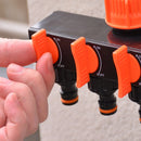 4 Way Garden Hose Splitter Faucet Hose Connector Hose Water Divider With 4 Separate Switches For Outdoor Sprinkler System