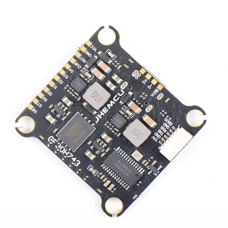 30.5x30.5mm JHEMCU GF30H743 H743 480MHZ Flight Controller DUAL Barometer OSD BlackBox 5V 10V BEC 3-6S Support DJI O3 for RC Drone