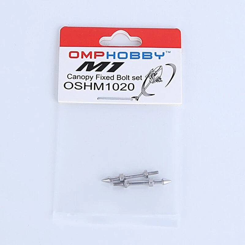 2PCS OMPHOBBY M1 M1 V1 RC Helicopter Spare Parts Canopy Fixed Bolt Set