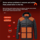 TENGOO HJ-21 Heating Jacket 21 Heated Areas Coat USB Charging Winter Warm Waterproof Outdoor Hiking Camping Electric Heating Jacket
