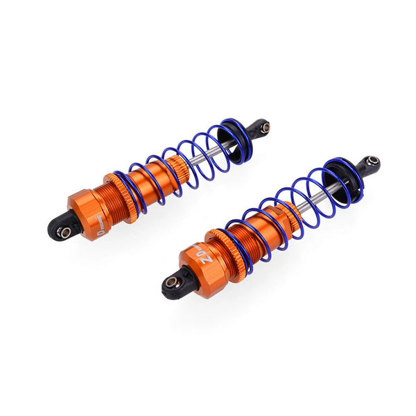2PCS ZD Racing 7359 Alloy Oil Filled Rear Shock Damper Absorber for 1/10 HSP Redcat Hongnor LRP HPI Hobao