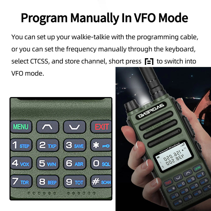BaoFeng UV-13 PRO V2 Powerful Dual Band Walkie Talkie Type-C Charger 16KM Long Range UV13 Pro Transceiver Ham Two Way Radio
