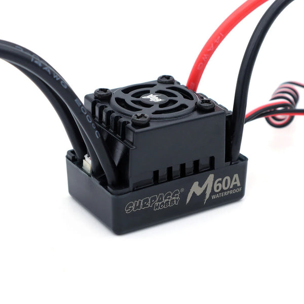 SURPASS-HOBBY M35A/M45A/M60A Waterproof Brushless ESC RTR Version Standard ESC For 1/10 1/14 1/16 RC Car Parts