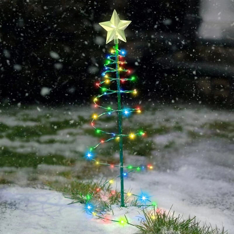 Solar Christmas Outdoor Decoration Christmas Tree Lights Outdoor Christmas Lighting Decorations Christmas Tree Christmas Lighting Garden Solar Fairy LED Lights