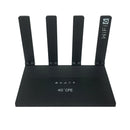 WR800 4G LTE WiFi 6 Router 4 Gigabit Ports SIM Card Slot Mesh Networking External Antennas 600Mbps High-Speed Internet for Home Office Plug and Play