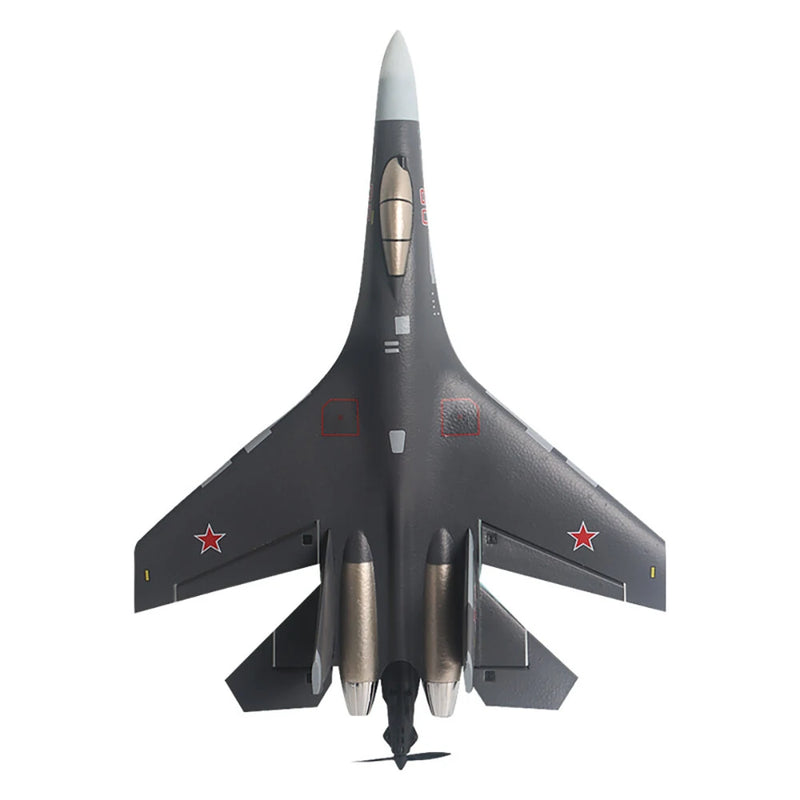 Upgraded QF009 SU-35 Fighter Brushless Version 375mm Wingspan 2.4GHz 4CH 3D/6D Switchable 6-Axis Gyro EPP RC Airplane Fixed Wing Glider RTF/ KIT+Motor