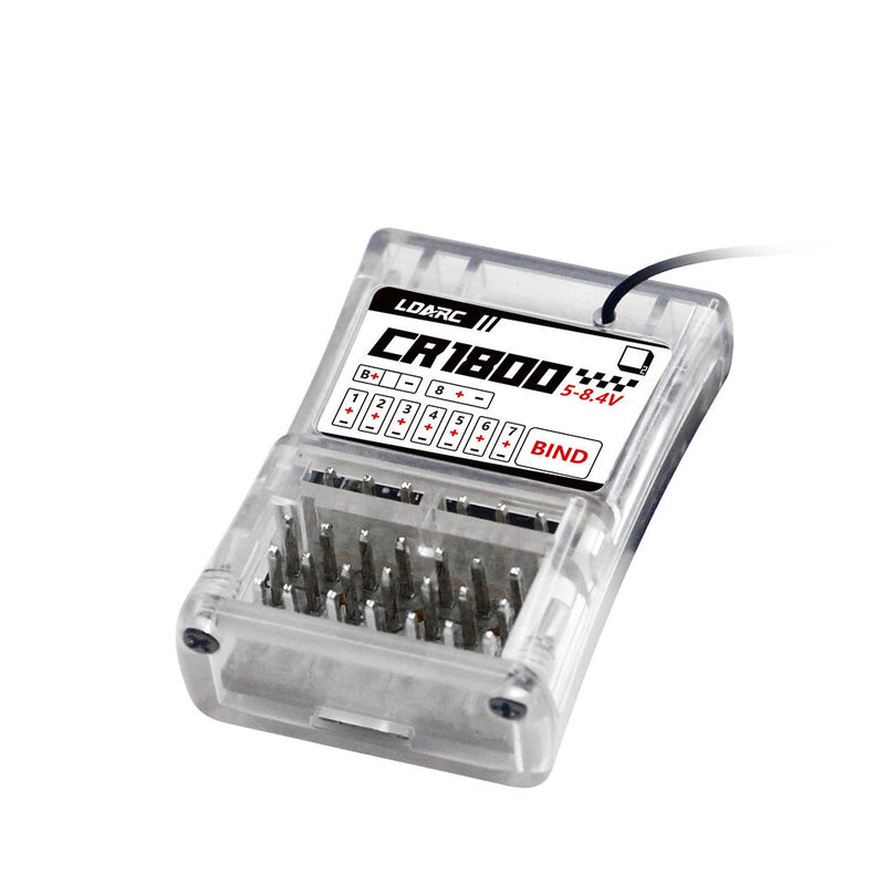 LDARC CT01 2.4G 8CH Transmitter Remote Controller LCD Optional Receiver Telemetry O Bidirectional for X43 X64 M58 1/43 1/58 1/64 RC Cars Boats Tanks Vehicles Models Spare Parts Accessories