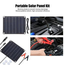 IPRee 12V 10W Waterproof Solar Panel Kit Efficient Power Supply for Cars and Motorcycles for Camping and Outdoor