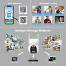 Srihome SH051 4MP HD Dual Band WiFi Security Camera 5X Optical Zoom PTZ IP Cam Auto Tracking Color Night Vision Two-way Audio IP65 Waterproof Outdoors CCTV Baby Monitor Cameras