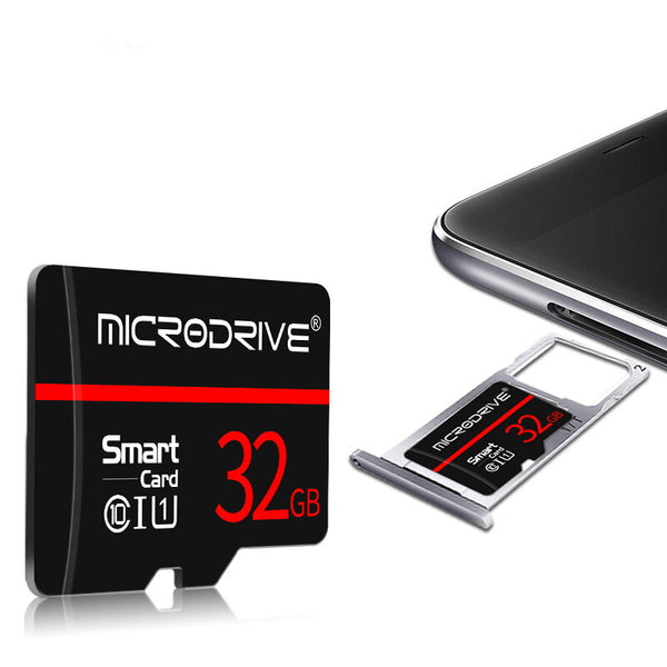 Microdrive High Speed Micro Card SD TF Card 256GB 128GB 64GB Class10 Flash Video Card Memory Card for Mobile Phone Tablet Camera Monitor