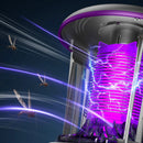 3000V Electric Shock 368UV Mosquito Traps Killer Lamp Electric Fly Trap Silent Electric Fly Catcher Gnat Traps USB Rechargeable Fly Zappers For Outdoor Home