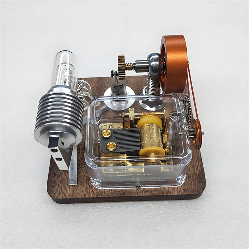 SH-016 Mechanical Music Box Stirling Engine Model Science Discovery Toys