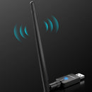 EDUP AX900 WiFi6 Wireless Network Card 2.4G/5.8G Dual Band USB 900Mbps High Speed bluetooth 5.3 WiFi Card with External Antenna OFDMA+MU-MIMO Tech for Desktop Windows